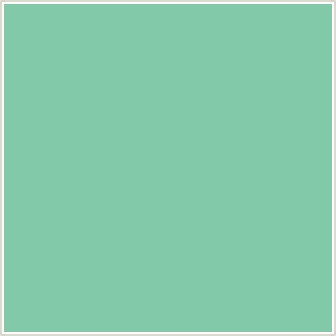 82C9A9 Hex Color Image (GREEN BLUE, VISTA BLUE)