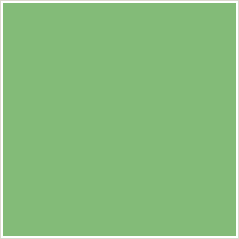 83BB78 Hex Color Image (GREEN, OLIVINE)