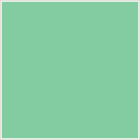 83CCA2 Hex Color Image (GREEN BLUE, VISTA BLUE)