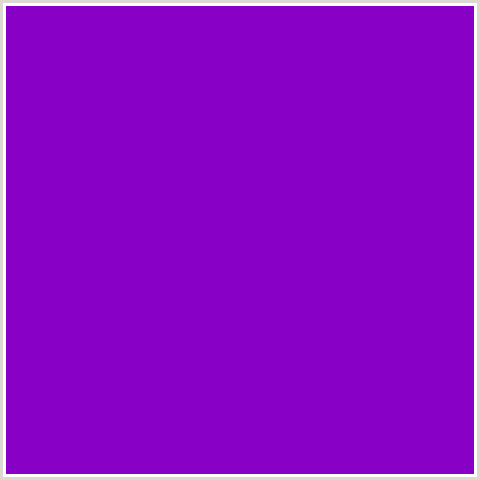 8800C5 Hex Color Image (PURPLE, VIOLET)