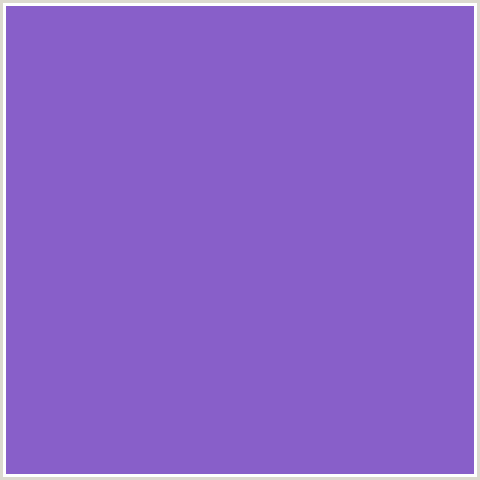885FC9 Hex Color Image (AMETHYST, BLUE VIOLET)
