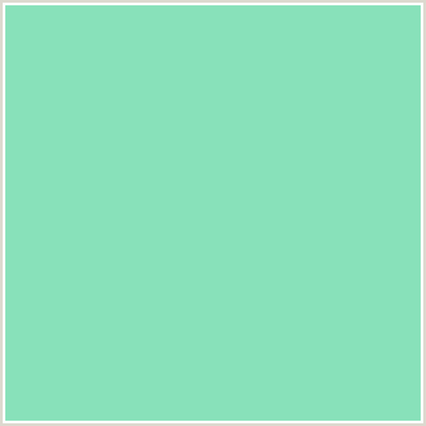 88E1BA Hex Color Image (ALGAE GREEN, GREEN BLUE)