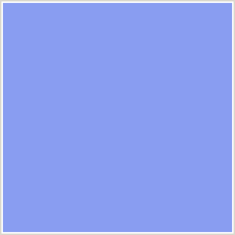 899DF1 Hex Color Image (BLUE, PORTAGE)