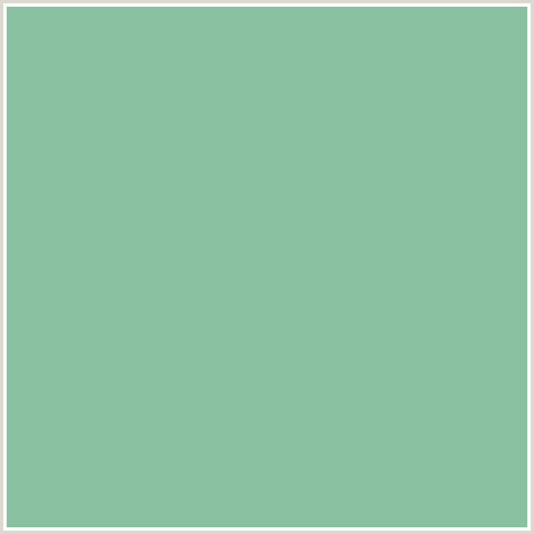 8AC1A1 Hex Color Image (GREEN BLUE, SUMMER GREEN)