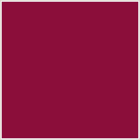 8B0E3A Hex Color Image (RED, ROSE BUD CHERRY)