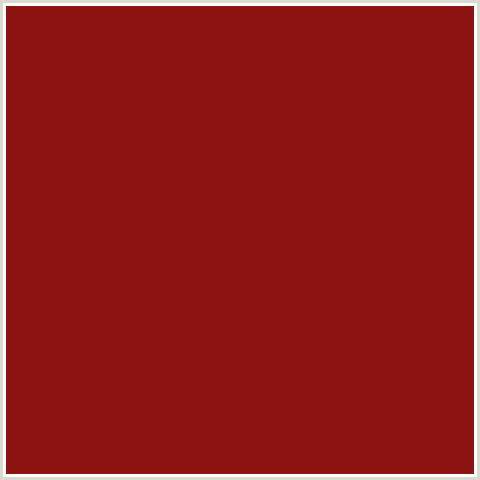 8D1313 Hex Color Image (RED, TAMARILLO)