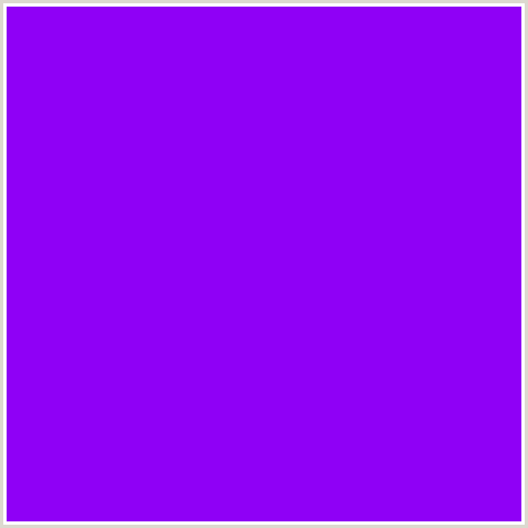 8F00F6 Hex Color Image (ELECTRIC VIOLET, VIOLET BLUE)