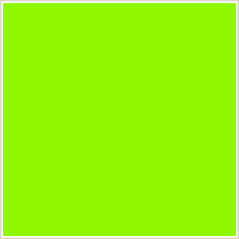 8FF800 Hex Color Image (CHARTREUSE, GREEN YELLOW, LIME, LIME GREEN)