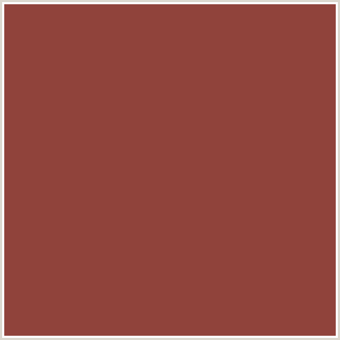 90433B Hex Color Image (RED, SANGUINE BROWN)