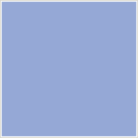 95A8D6 Hex Color Image (BLUE, POLO BLUE)