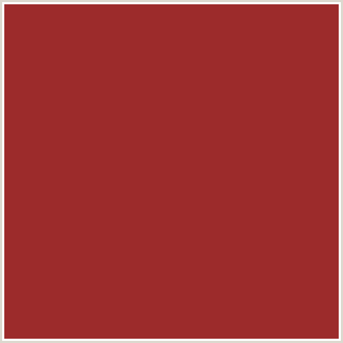 9C2B2B Hex Color Image (RED, STILETTO)