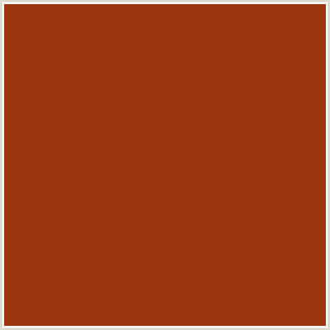 9D3610 Hex Color Image (RED ORANGE, TABASCO)