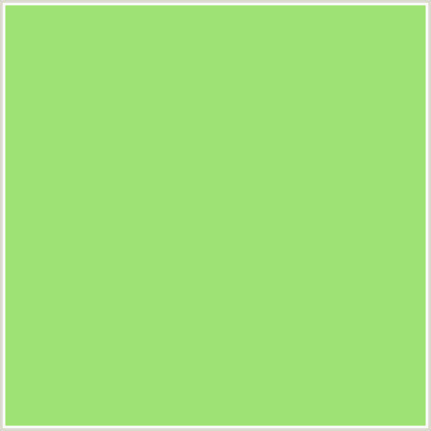 9EE175 Hex Color Image (GREEN, YELLOW GREEN)