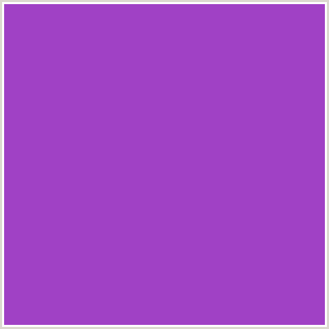 A041C5 Hex Color Image (AMETHYST, PURPLE, VIOLET)