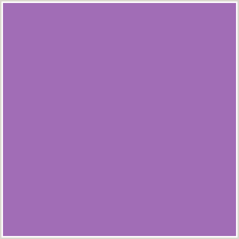 A16DB6 Hex Color Image (PURPLE, VIOLET, WISTERIA)