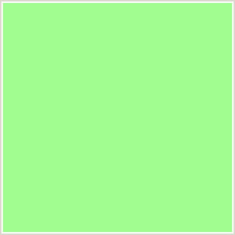 A1FF91 Hex Color Image (GREEN, MINT GREEN)