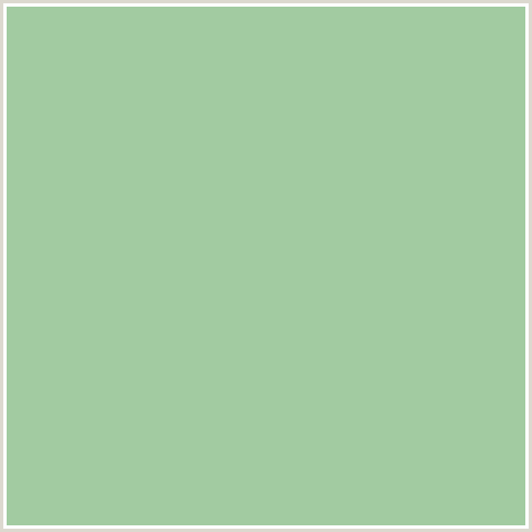 A2CBA1 Hex Color Image (GREEN, SPRING RAIN)