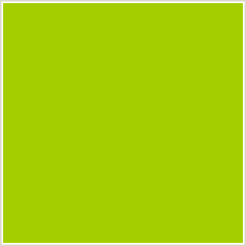 A5CE00 Hex Color Image (GREEN YELLOW, PISTACHIO)