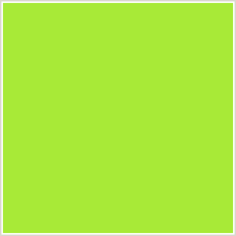 A8EA37 Hex Color Image (GREEN YELLOW, PEAR)