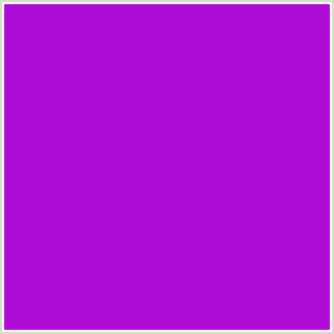 AF0BD6 Hex Color Image (ELECTRIC VIOLET, PURPLE, VIOLET)