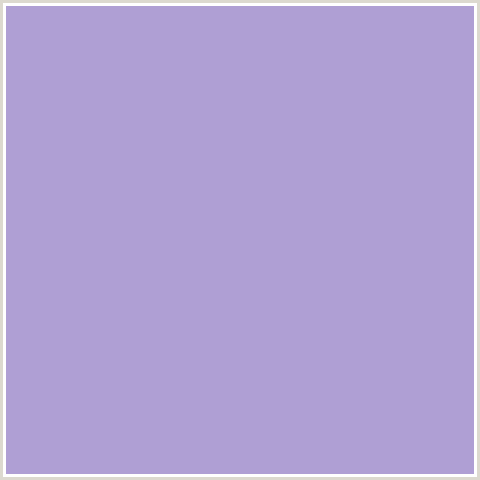 AF9FD4 Hex Color Image (BLUE VIOLET, COLD PURPLE)