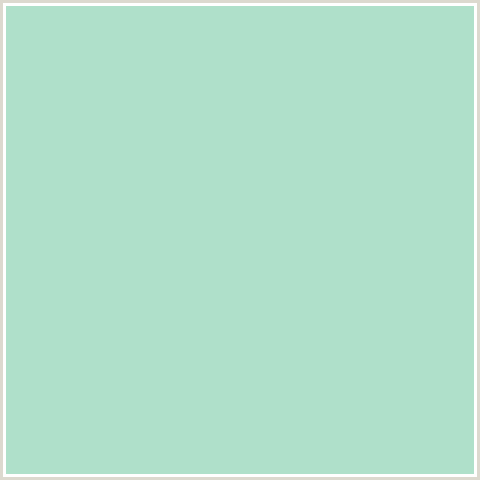 AFE0CA Hex Color Image (FRINGY FLOWER, GREEN BLUE)