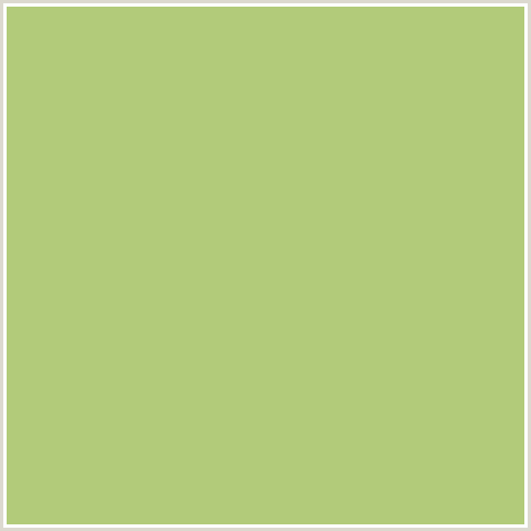 B2CB7A Hex Color Image (GREEN YELLOW, WILD WILLOW)