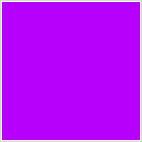 B500FB Hex Color Image (ELECTRIC VIOLET, PURPLE, VIOLET)