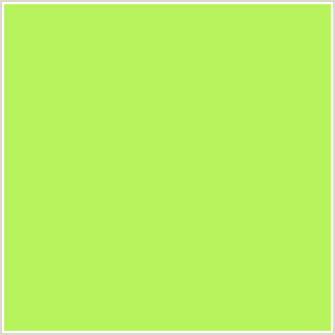 B6F35D Hex Color Image (GREEN YELLOW, SULU)