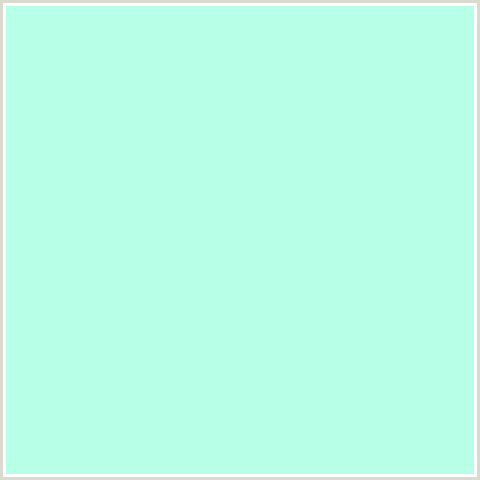 B8FFE8 Hex Color Image (AERO BLUE, BLUE GREEN)