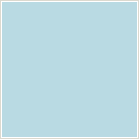 B9DAE3 Hex Color Image (LIGHT BLUE, ZIGGURAT)