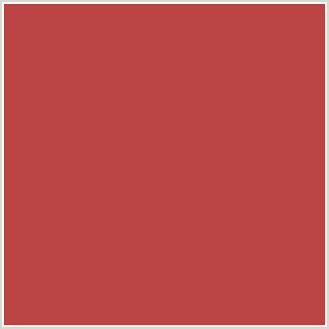 BB4444 Hex Color Image (CHESTNUT, RED)