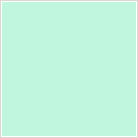 C0F5DE Hex Color Image (GREEN BLUE, MINT, MINT TULIP)