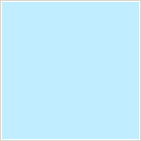 C1EEFF Hex Color Image (BABY BLUE, LIGHT BLUE, ONAHAU)