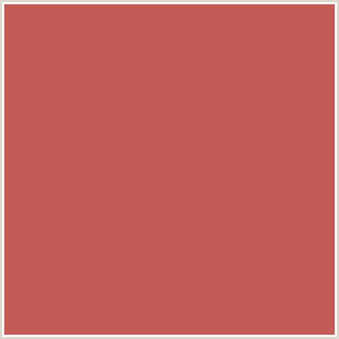 C35C57 Hex Color Image (FUZZY WUZZY BROWN, RED)