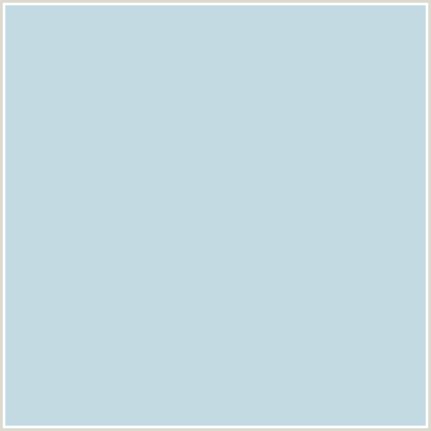 C3DAE3 Hex Color Image (BOTTICELLI, LIGHT BLUE)