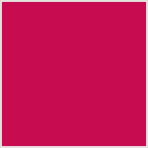 C70D4F Hex Color Image (RAZZMATAZZ, RED)