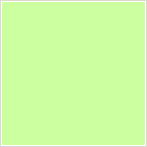 CBFFA0 Hex Color Image (GREEN, REEF)