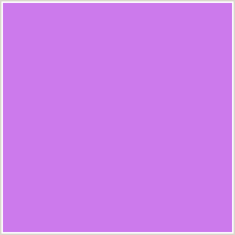 CC7AEC Hex Color Image (LAVENDAR, LAVENDER, PURPLE, VIOLET)