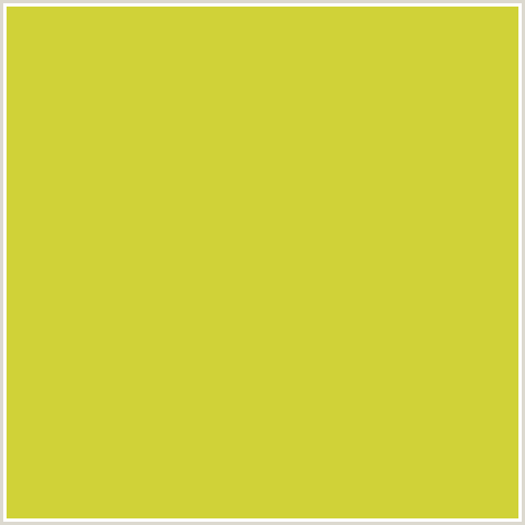 D0D238 Hex Color Image (OLD GOLD, YELLOW GREEN)