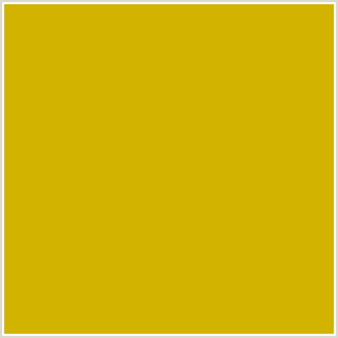 D1B300 Hex Color Image (BUDDHA GOLD, YELLOW)