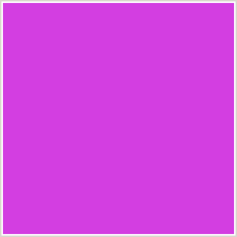 D33EE1 Hex Color Image (DEEP PINK, FUCHSIA, FUSCHIA, HOT PINK, LAVENDER, MAGENTA)