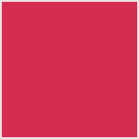 D42D52 Hex Color Image (BRICK RED, RED)