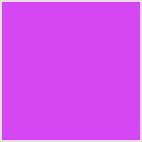 D447F3 Hex Color Image (HELIOTROPE, PURPLE, VIOLET)