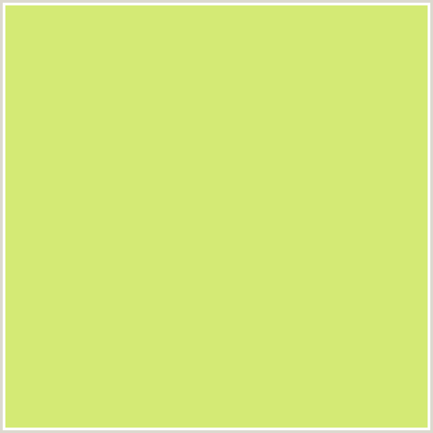 D4EA75 Hex Color Image (GREEN YELLOW, SULU)