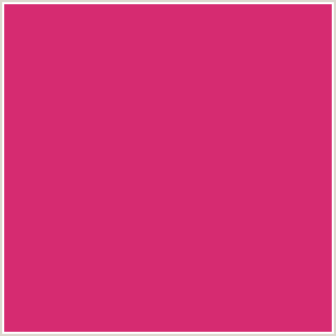 D62B71 Hex Color Image (CERISE, RED)