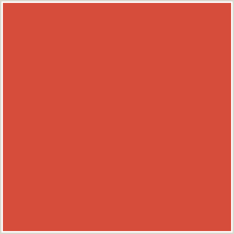 D64D3B Hex Color Image (RED, VALENCIA)