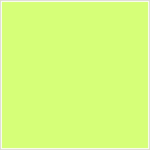 D6FF78 Hex Color Image (GREEN YELLOW, HONEYSUCKLE)