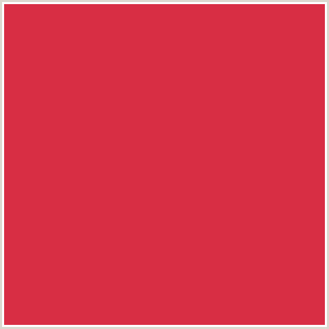 D82E44 Hex Color Image (RED, VALENCIA)