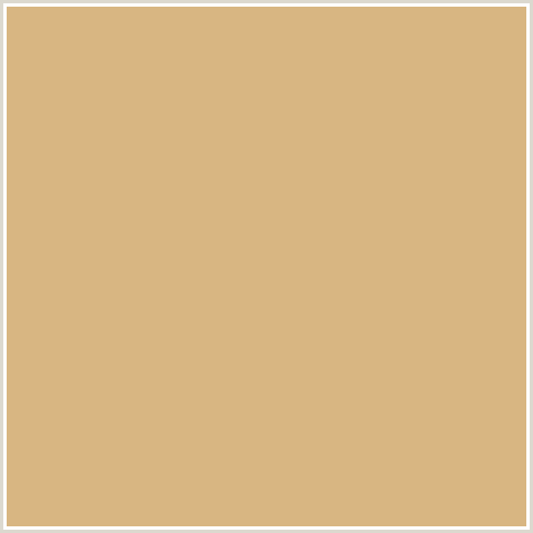 D8B682 Hex Color Image (BRANDY, ORANGE)